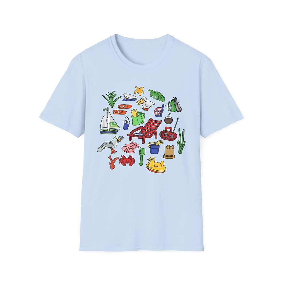 Thumbnail: Trip To The Beache Unisex Softstyle T-Shirt