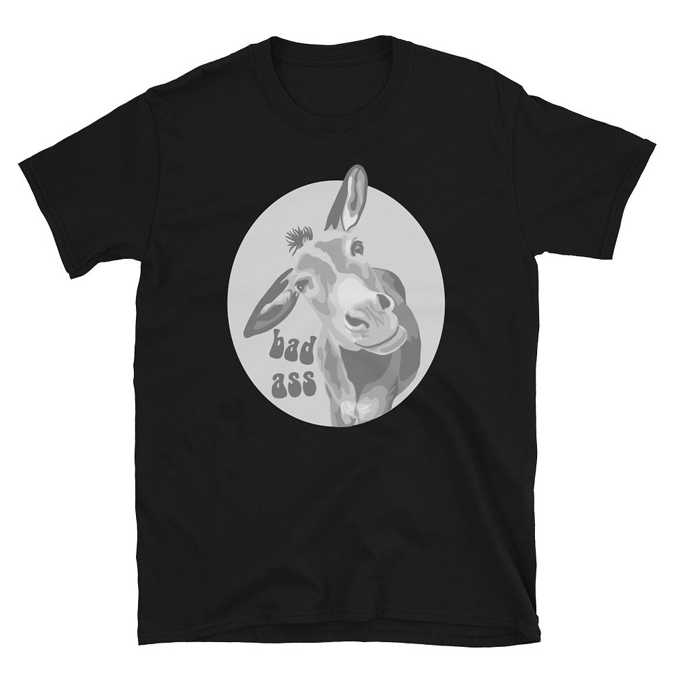 Thumbnail: Badass Donkey Short-Sleeve Unisex T-Shirt