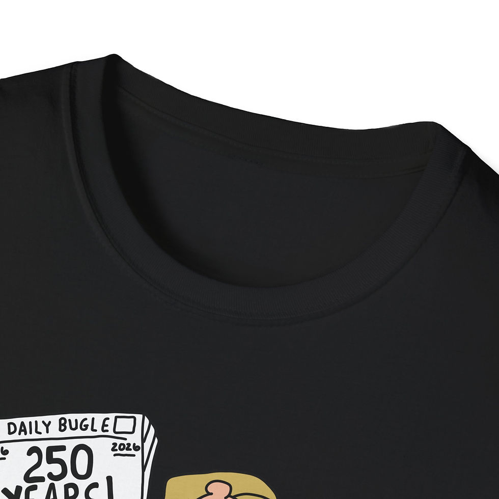 Thumbnail: 250 Years USA Newsboy T-Shirt — 250 Years Anniversary Shirt