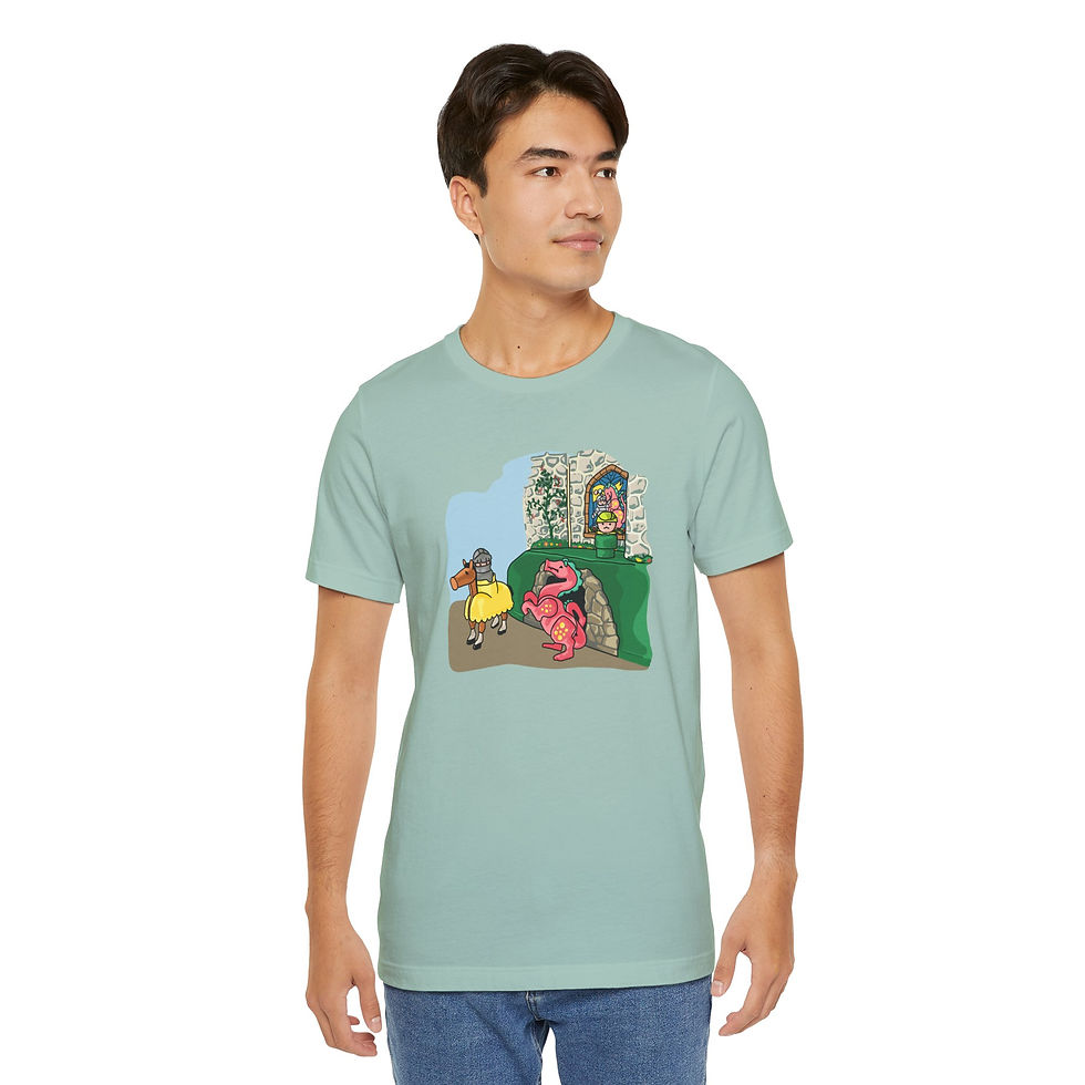Thumbnail: Dragon and Knight T-Shirt - Classic Royal Family and Castle Playset 