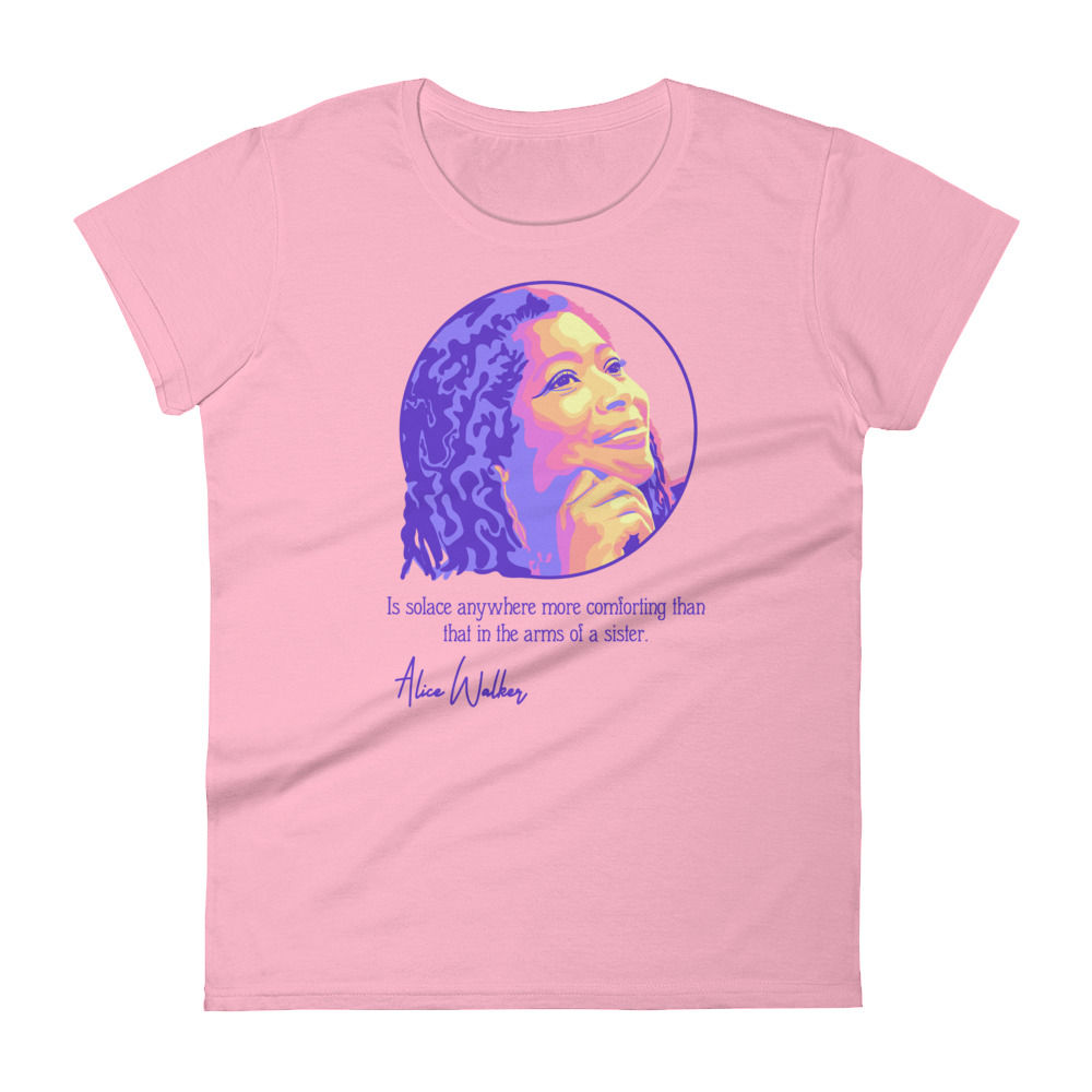 Alice Walker Portrait and Quote Women's short sleeve t-shirt