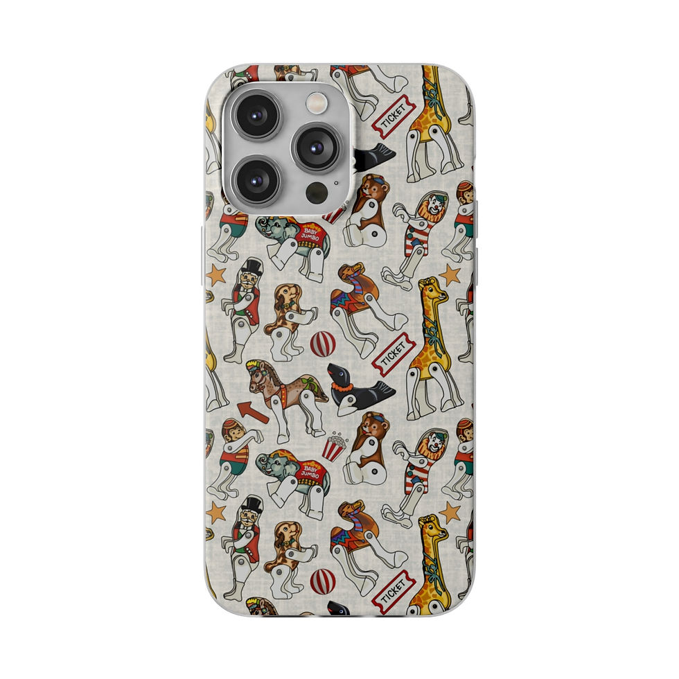 Thumbnail: Vintage Circus All-Over Print Flexi Cases