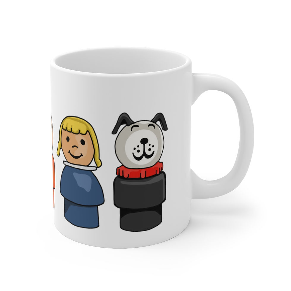 Thumbnail: Little Round People Ceramic Mug 11oz
