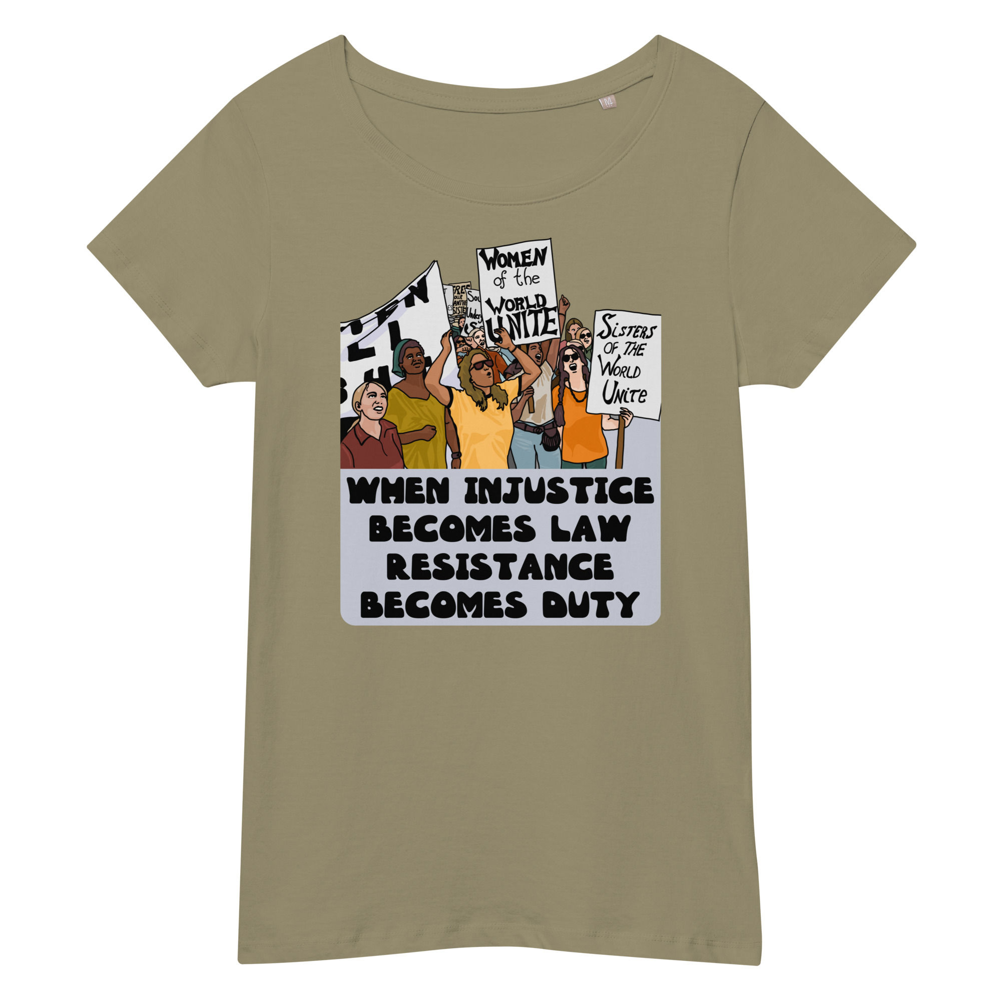 Injustice Women’s basic organic t-shirt