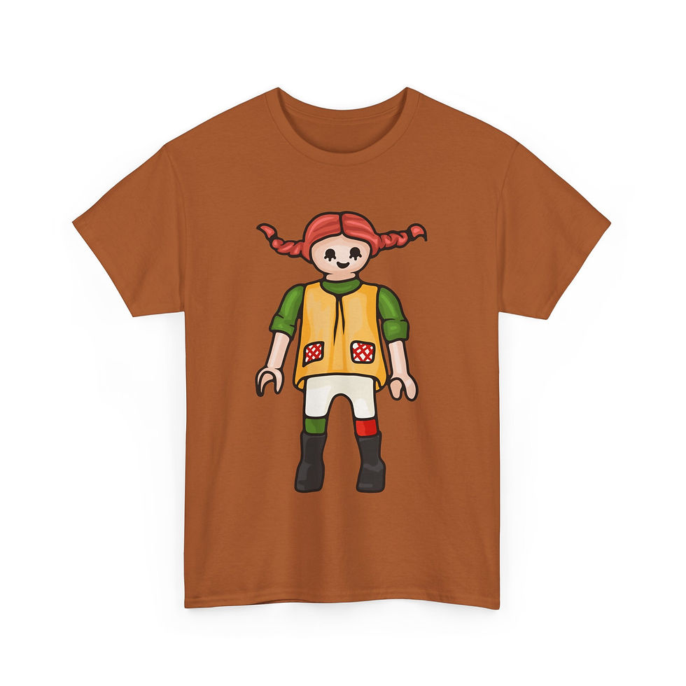 Thumbnail: Be More Pippi Unisex Heavy Cotton Tee