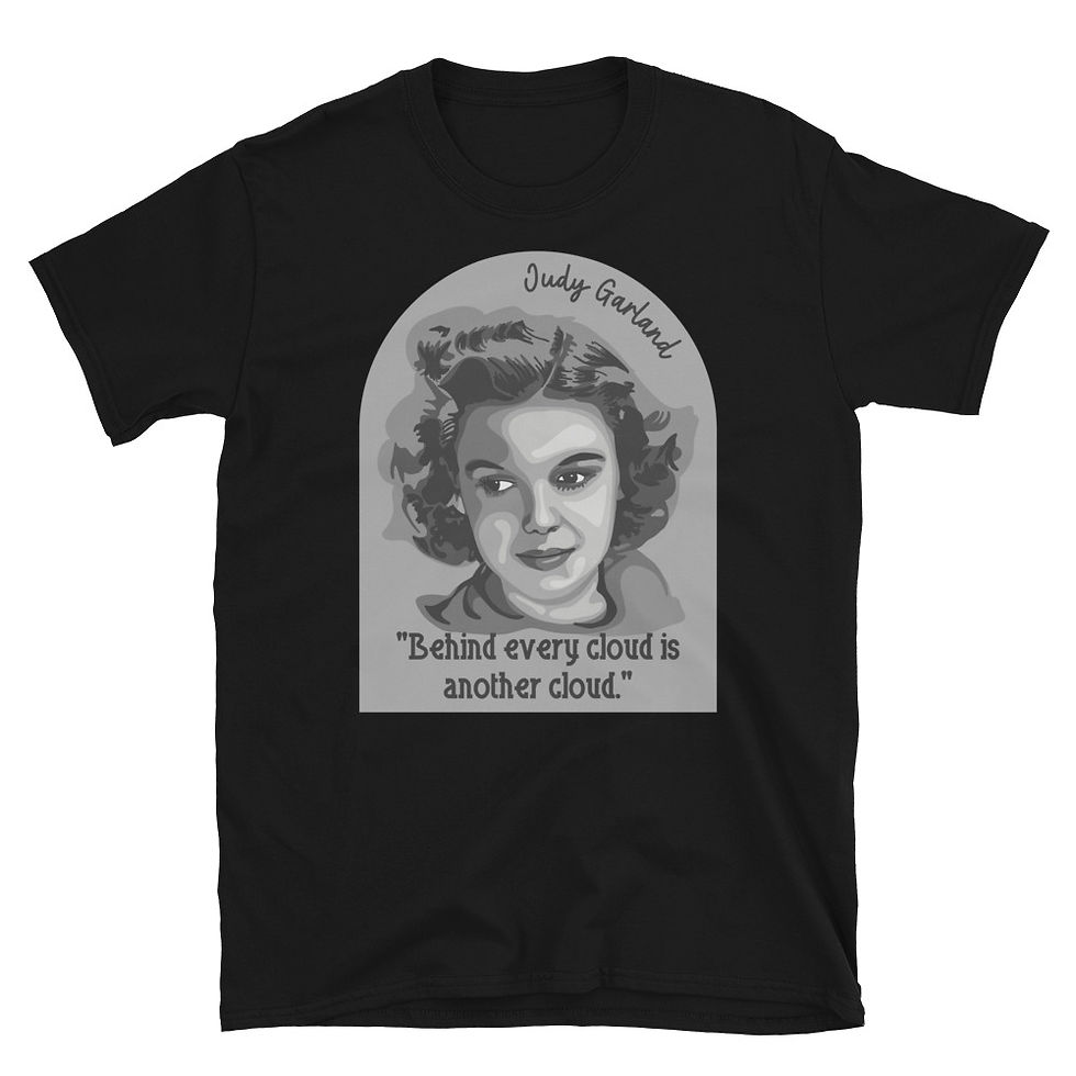 Thumbnail: Judy Garland Portrait and Quote Short-Sleeve Unisex T-Shirt