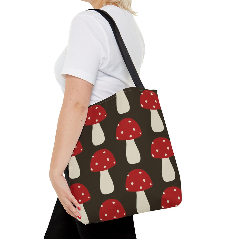 Thumbnail: Yule Mushrooms Tote Bag 
