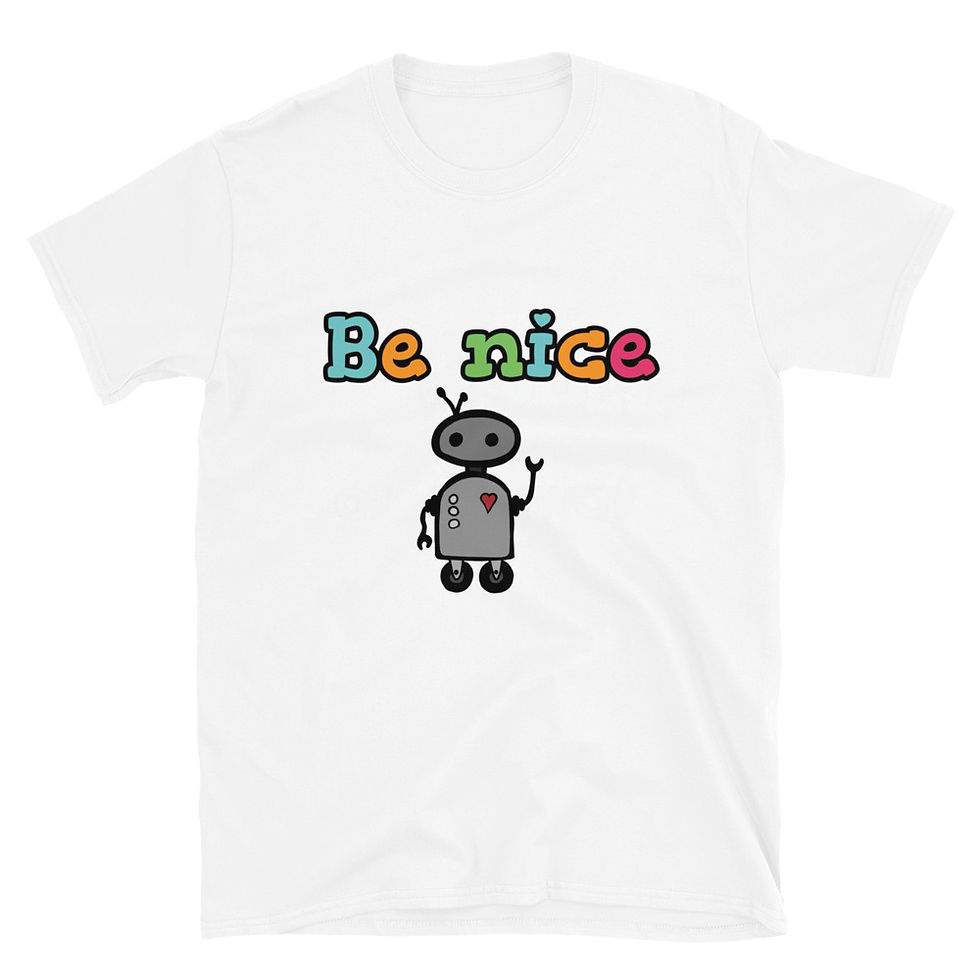 Thumbnail: Be Nice Bot - Short-Sleeve Unisex T-Shirt