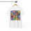 Thumbnail: Mid Century Modern Patches in 50s Color Scheme Unisex Heavy Cotton Tee