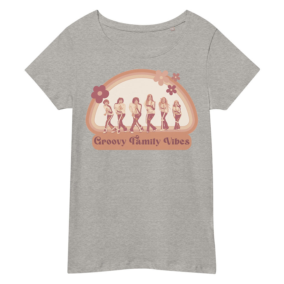 Thumbnail: Groovy Family Vibes Women’s basic organic t-shirt