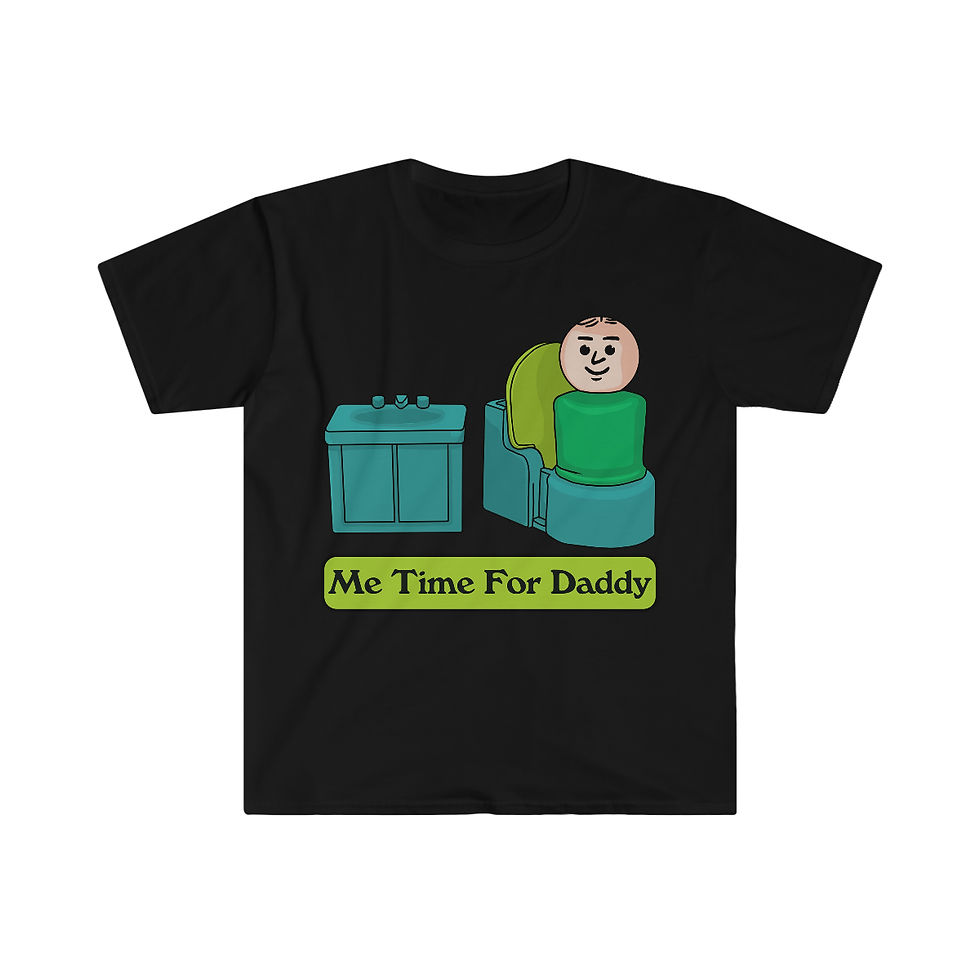 Thumbnail: Me Time For Daddy Unisex Softstyle T-Shirt
