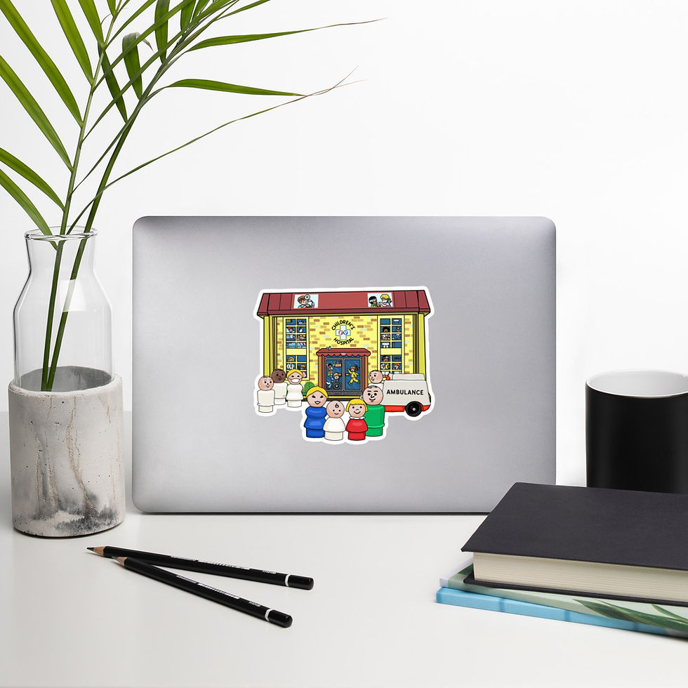 Thumbnail: Little People FP Children's Hospital Bubble-free stickers
