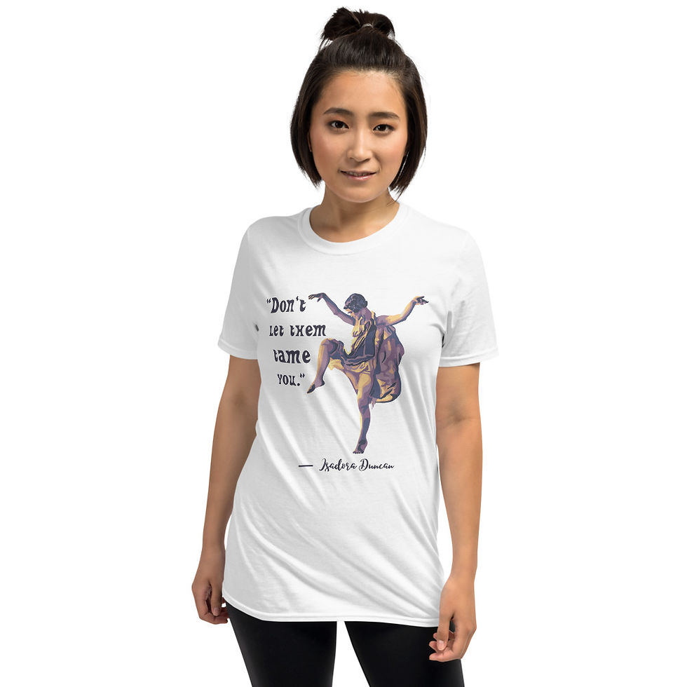 Thumbnail: Isadora Duncan Portrait Short-Sleeve Unisex T-Shirt