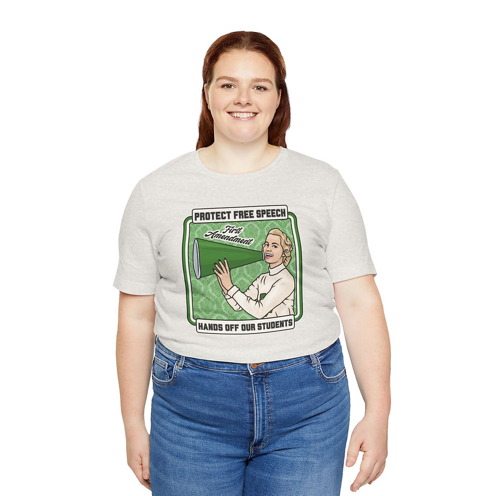 Thumbnail: Protect Free Speech - Hands Off Our Students - Retro Vintage Unisex T-Shirt