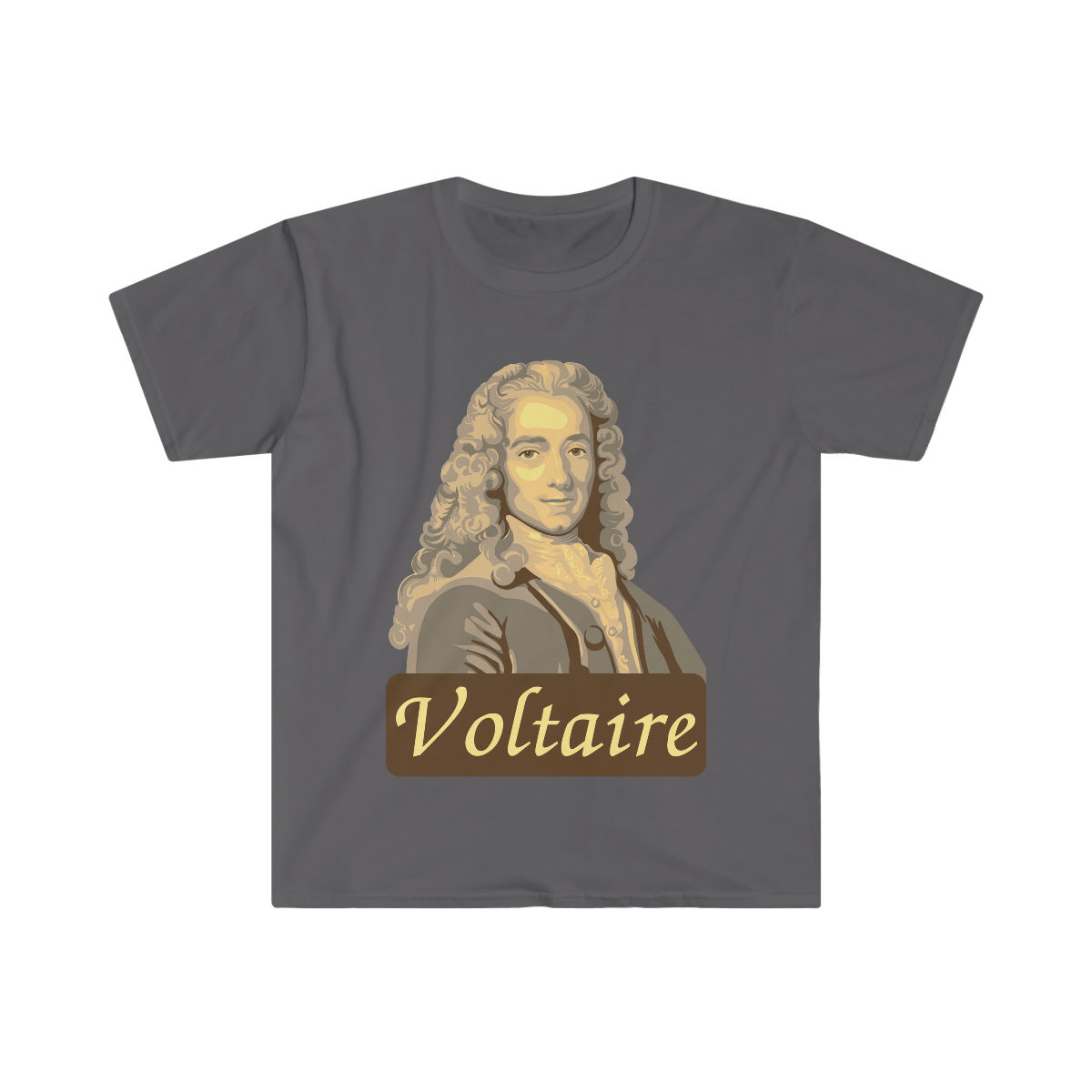 Voltaire Portrait Unisex Softstyle T-Shirt