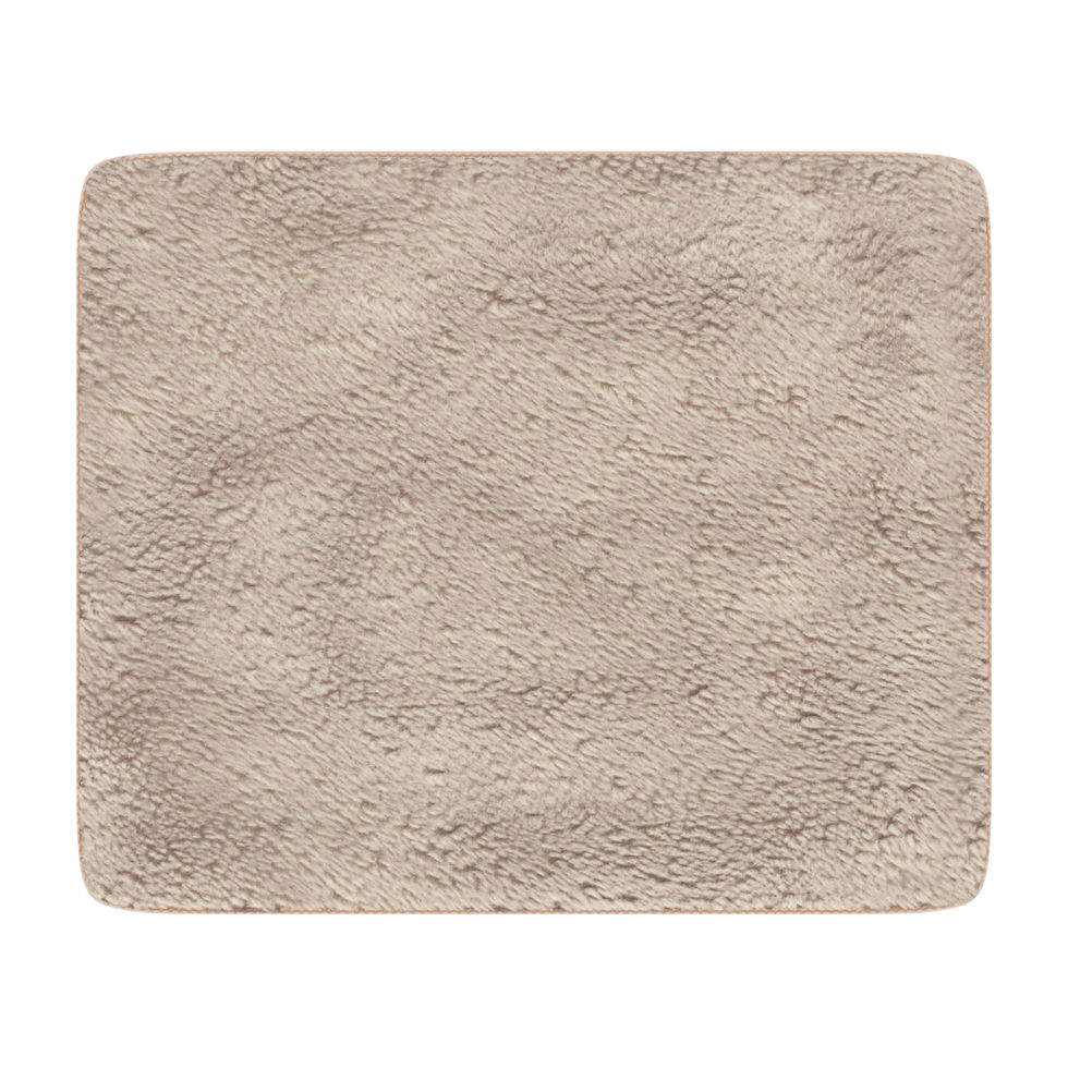 Thumbnail: Tan Sherpa Blanket — Cute Hand-Drawn Little People  