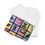 Thumbnail: Mid Century Modern Patches in 50s Color Scheme Unisex Heavy Cotton Tee