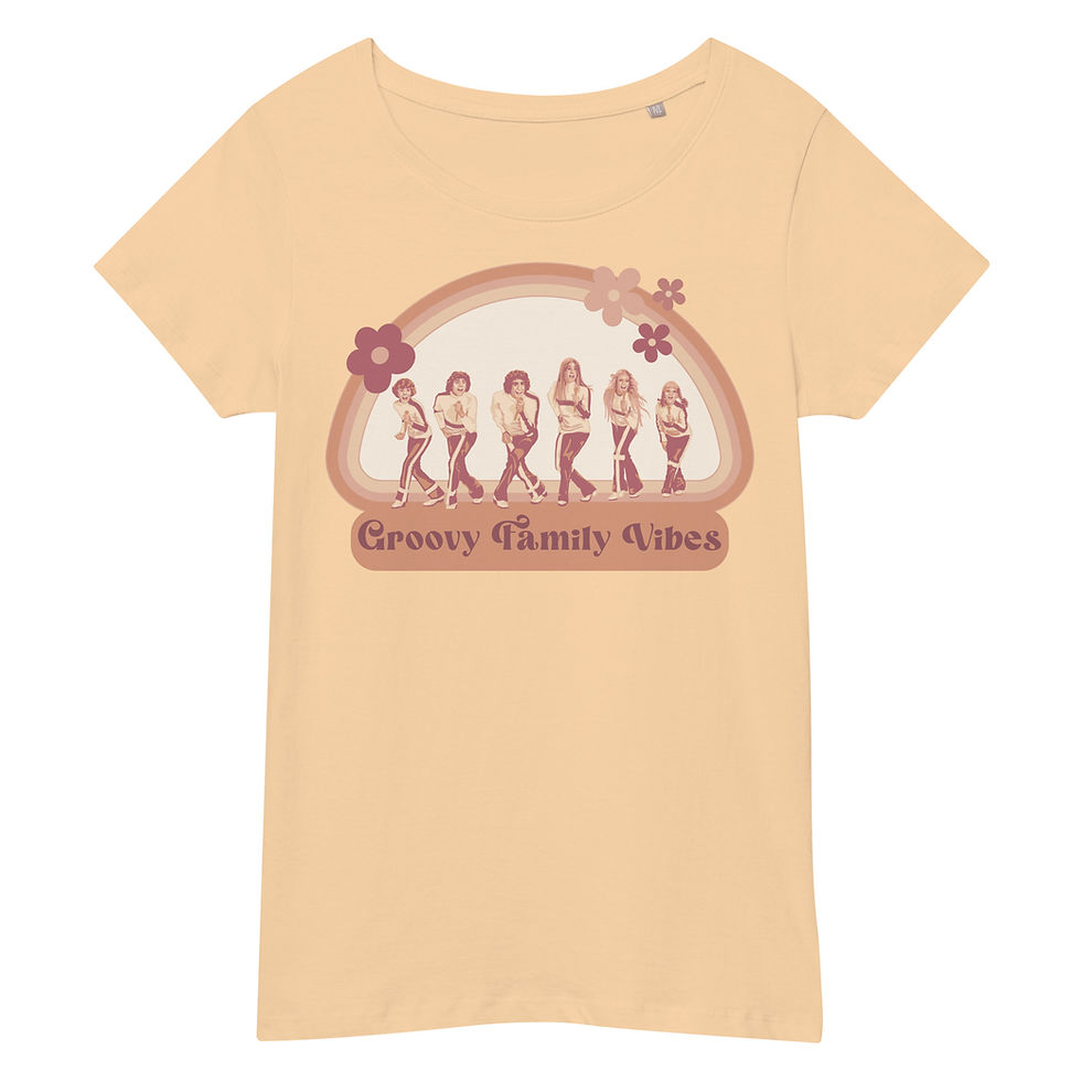 Thumbnail: Groovy Family Vibes Women’s basic organic t-shirt