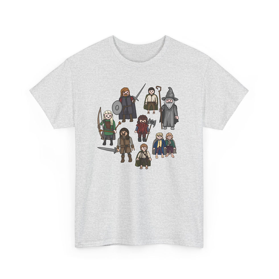 Thumbnail: LOTR Toys Unisex Heavy Cotton Tee