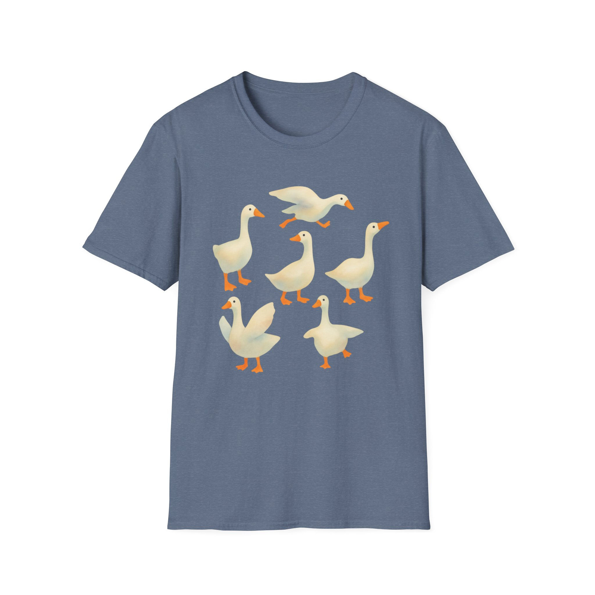 Cute Hand-Drawn Silly Geese T-Shirt