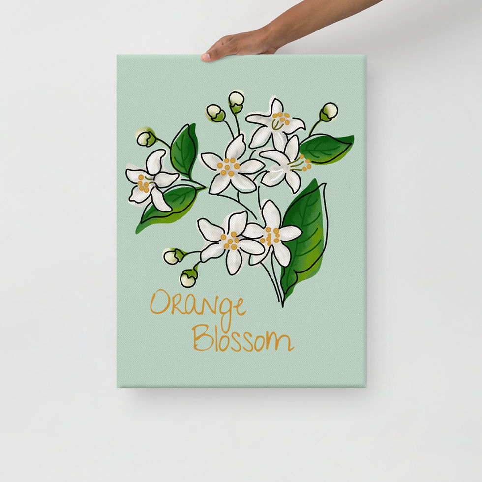 Thumbnail: Orange Blossom Canvas Print