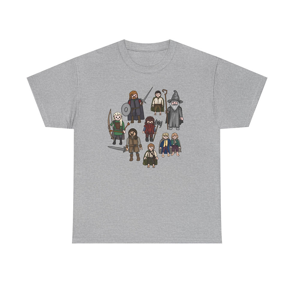 Thumbnail: LOTR Toys Unisex Heavy Cotton Tee