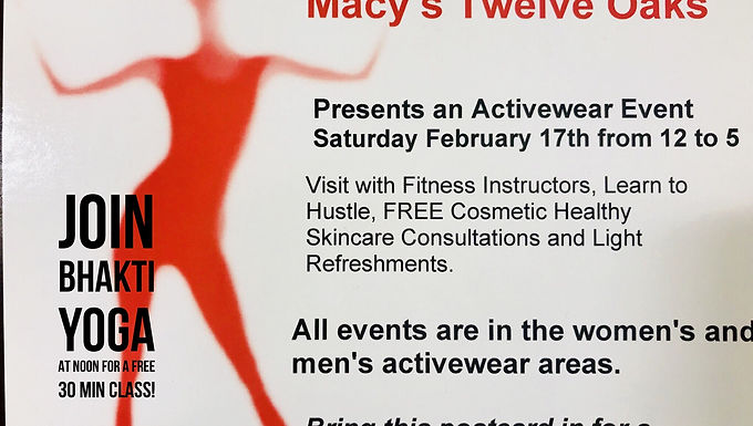 FREE Yoga at Novi Macy's for Heart Month