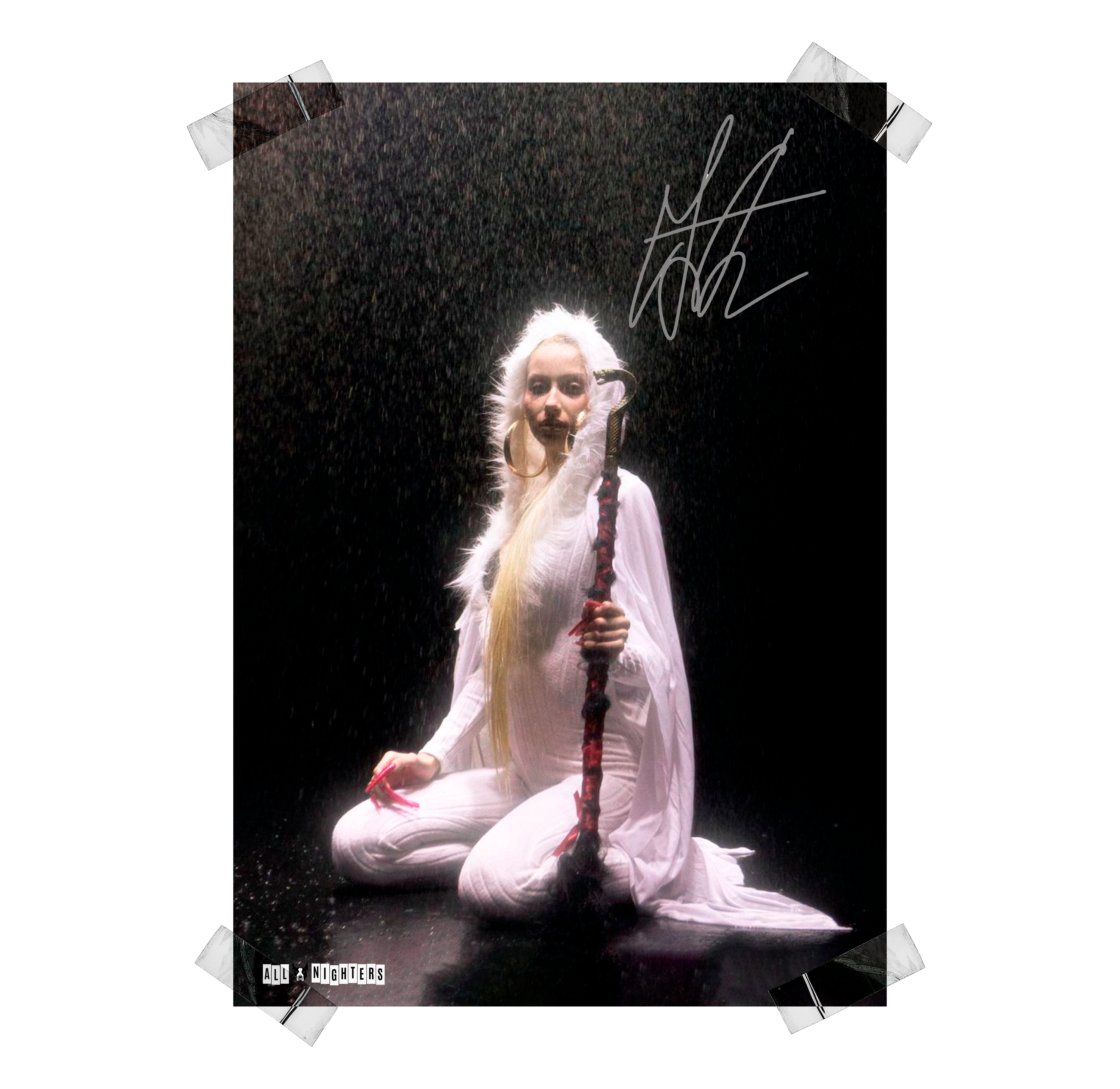 Póster Metrika firmado