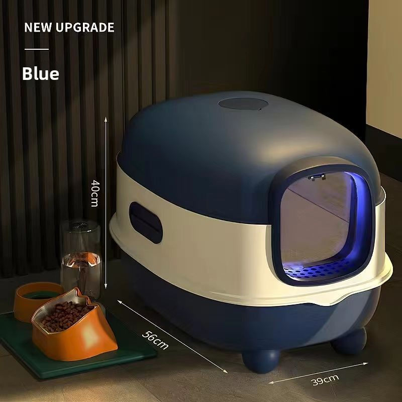 Thumbnail: Enclosed Cat Litter Box with Sterilization
