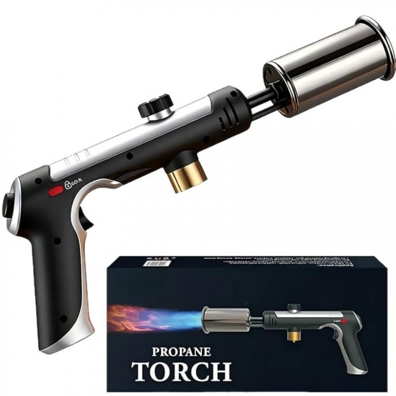 Thumbnail: Adjustable Flame Torch Gun with Safety Lock