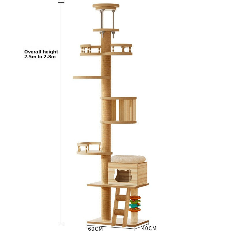 Thumbnail: Multi-Functional Cat Tree with Scratching Post
