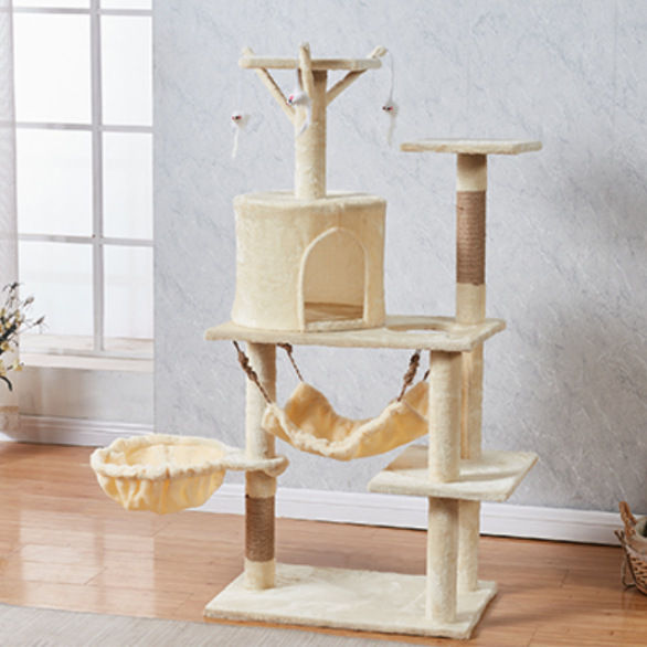 Thumbnail: Cat Climbing Tree with Hammock