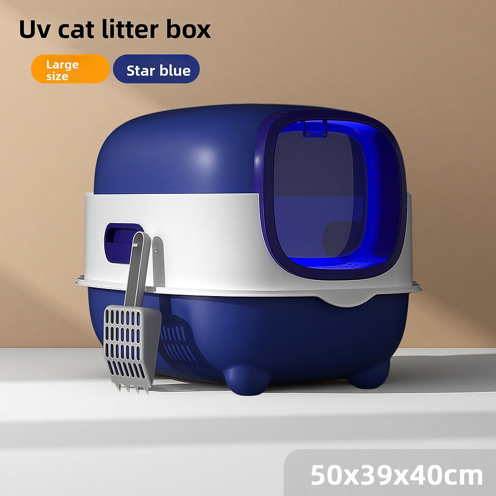 Thumbnail: Enclosed Cat Litter Box with UV Sterilization and Odor Control