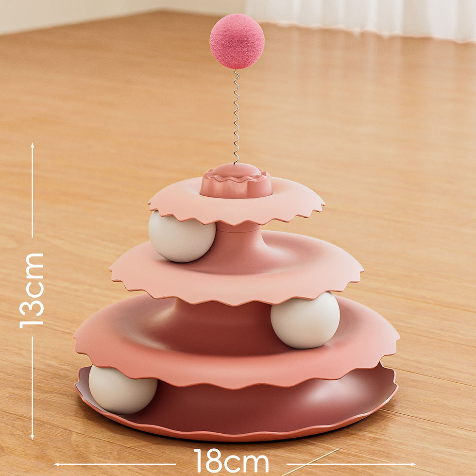 Thumbnail: Interactive Cat Turntable Toy with Balls