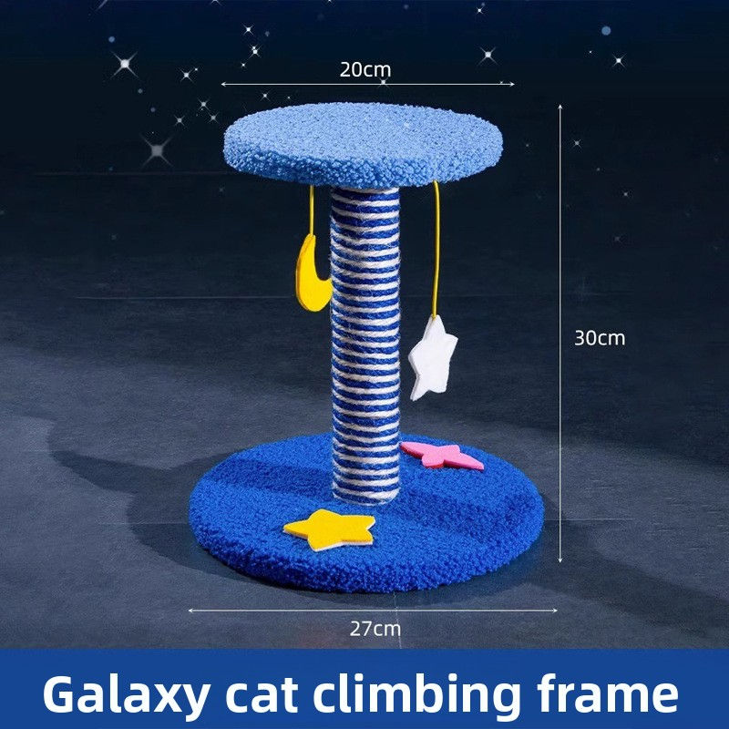 Thumbnail: Vertical Sisal Cat Climbing Frame with Scratching Post and Nest