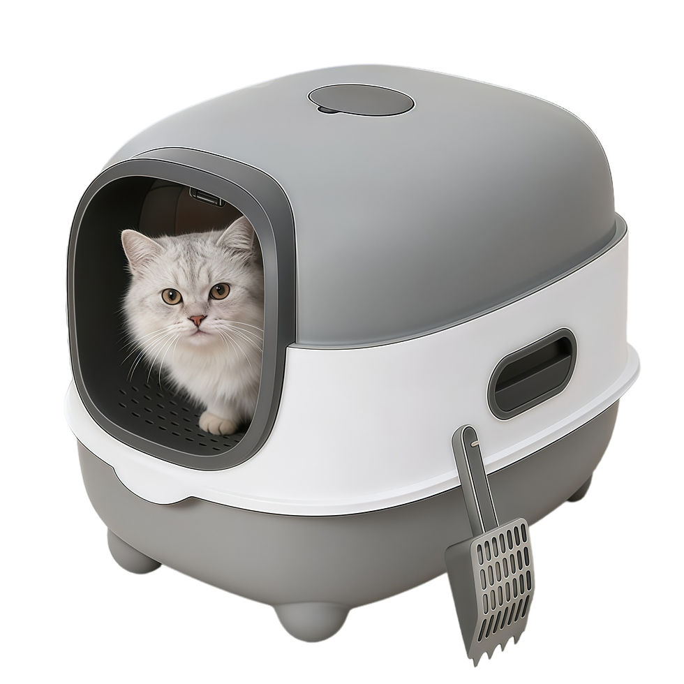 Thumbnail: Enclosed Cat Litter Box with UV Sterilization and Odor Control
