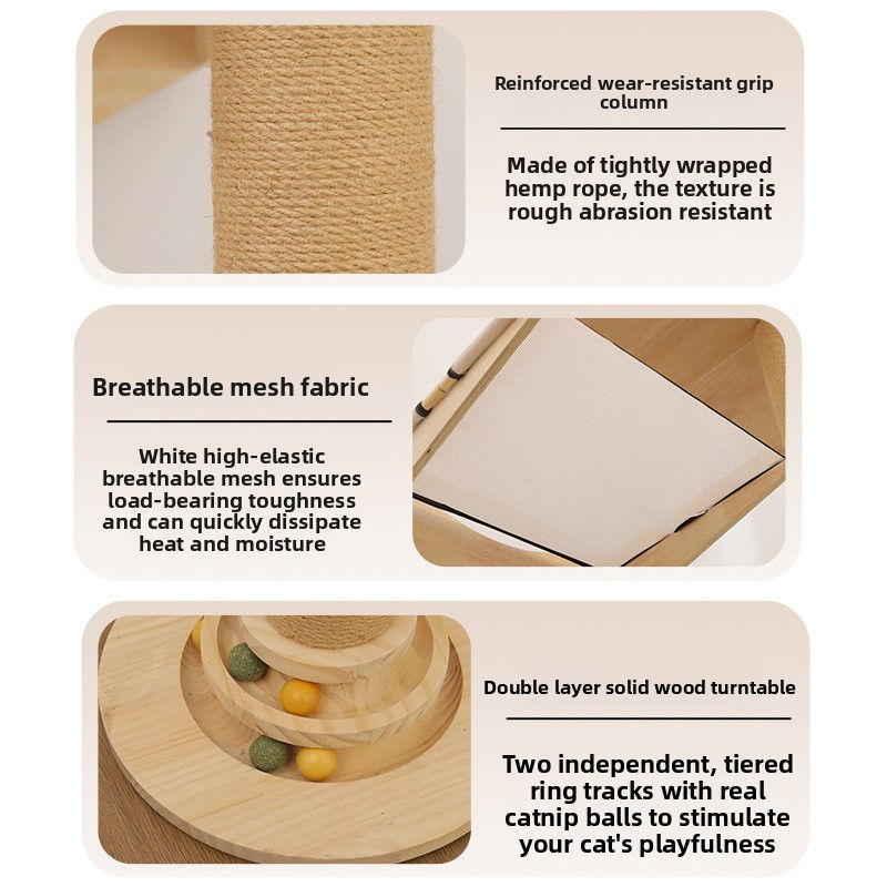 Thumbnail: Vertical Sisal Cat Scratching Post and Climbing Frame