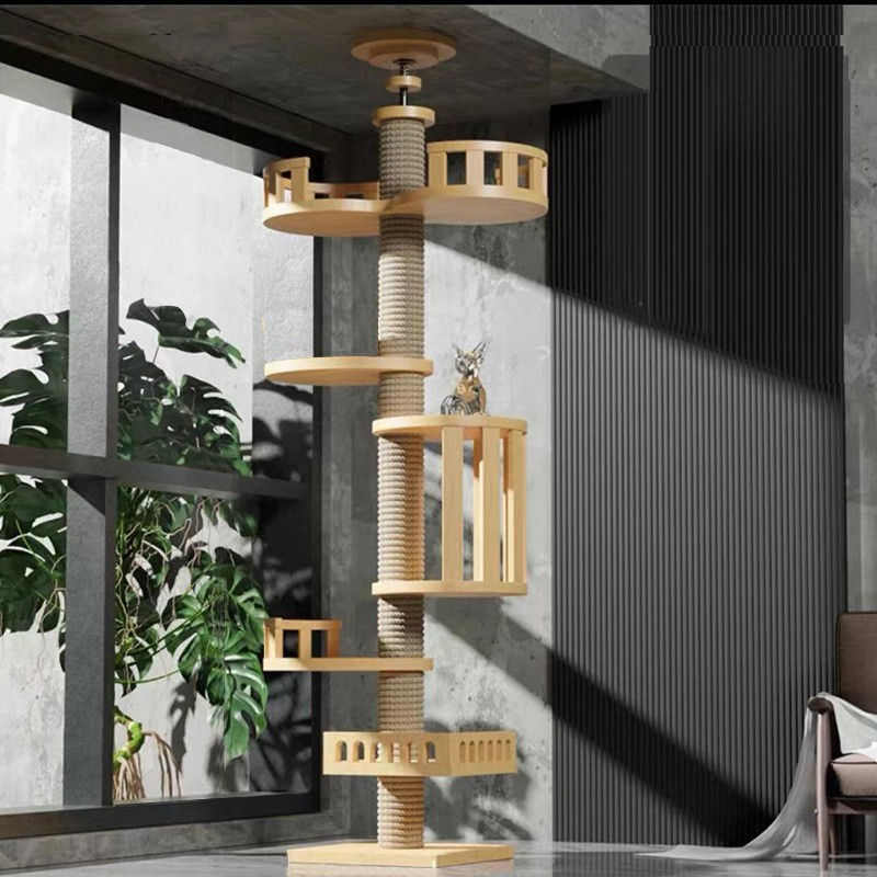 Thumbnail: Multi-Functional Cat Tree with Scratching Post