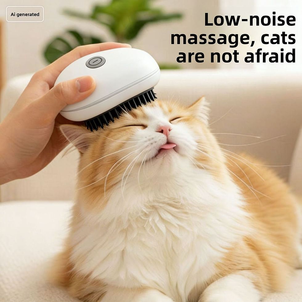 Thumbnail: Automatic Cat Head Massager with Vibration