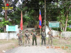 အမ်း နှင့် ဂွသို့ စစ်ကူလာသော ဖက်ဆစ် အကြမ်းဖက် စစ်ကောင်စီ၏ စစ်ကြောင်းနှစ်ခုစလုံးအား အာရက္ခ တပ်တော်မှ အချိန်တိုအတွင်း အပြတ်အသတ် ချေမှုန်းတိုက်ခိုက်နိုင်ခဲ့သော တိုက်ပွဲသတင်းထုတ်ပြန်ချက်