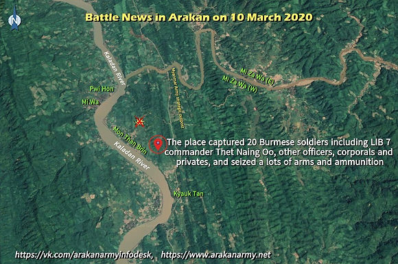 Battle News in Arakan on 10 March 2020