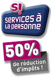 Réduction 50% impôts, service à la personne