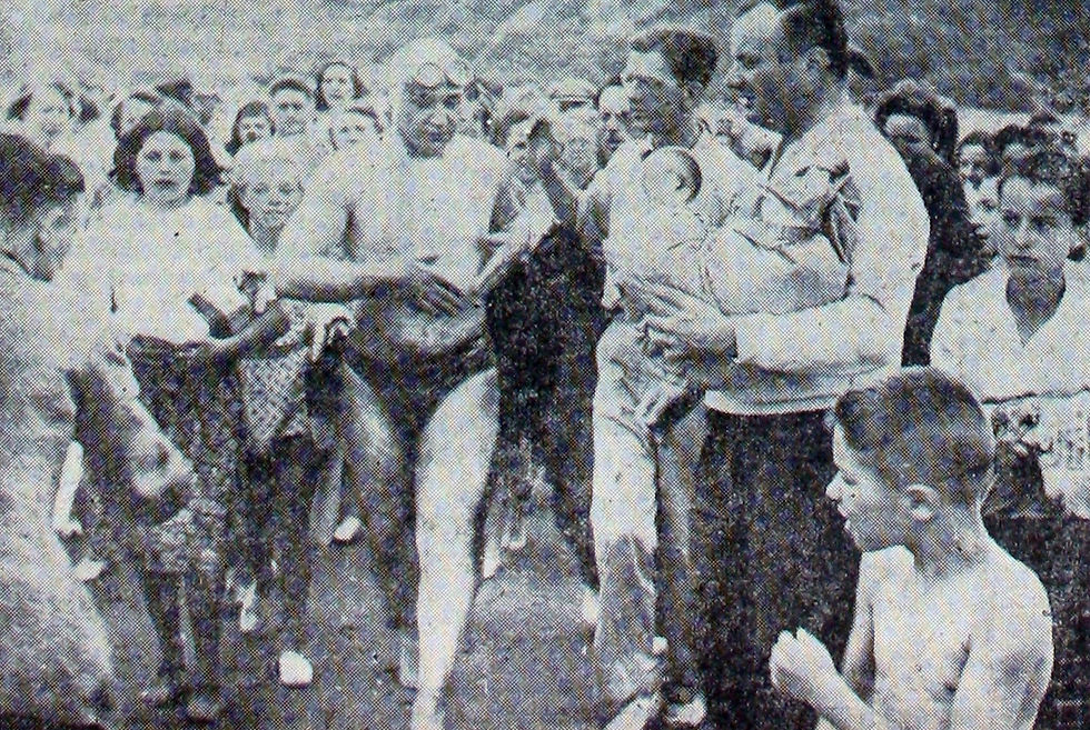 13 Ağustos 1950 tarihli Akşam gazetesinde Murat Güler.