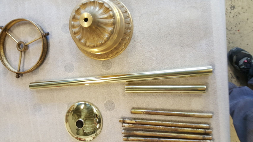 Leuchten-Teile vorher