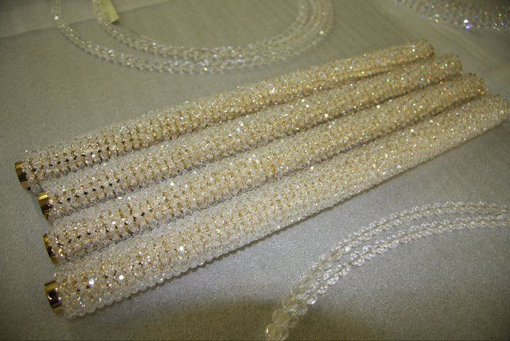 Mittelrohr mit Perlenwicklung