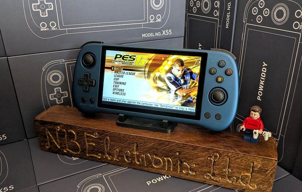 Thumbnail: Powkiddy X55 512GB - 76,390 Games. 2026 'Rocknix' Upgrade