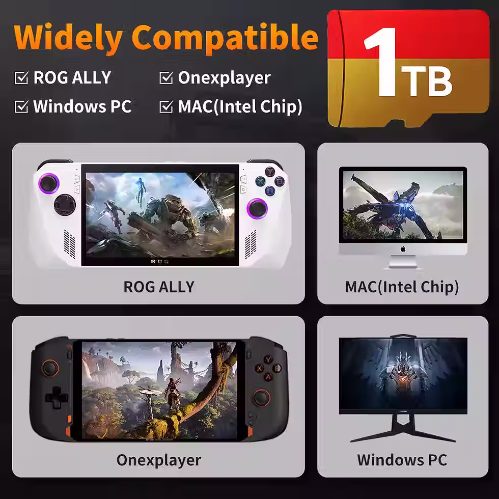 Thumbnail: 1TB SD Card Games Build for Rog Ally & X, Legion GO & Windows. 50,000+ Games
