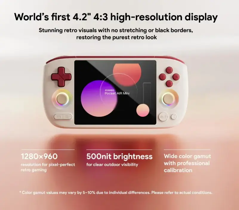 Thumbnail: AYANEO Pocket Air Mini, 512GB SD Card & 30k Games
