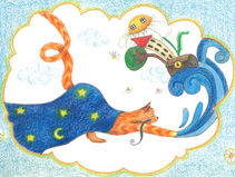 MOR BAŞLIKLI KIZ İLE PİNOKYO