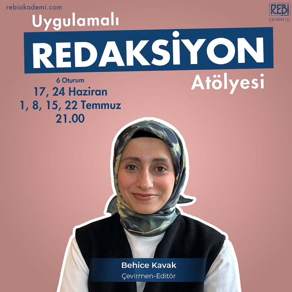 Uygulamalı Redaksiyon Atölyesi